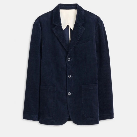 Alex Mill Navy Corduroy Blazer S - Picture 1 of 7